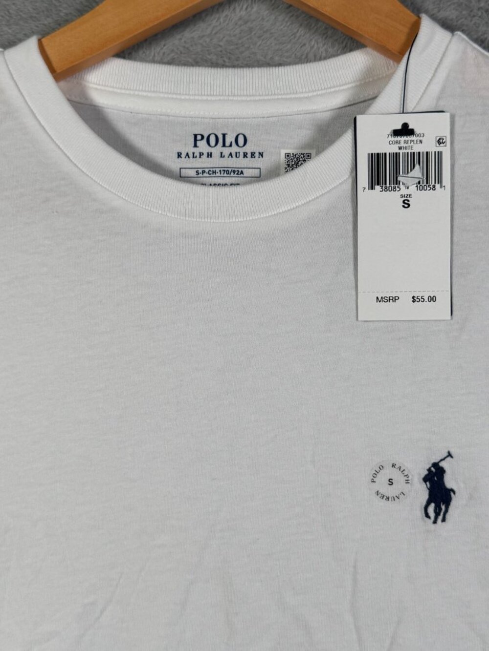 Polo Ralph Lauren T-Shirt Mens S White Classic Fit Pony Logo Short Sleeve $55